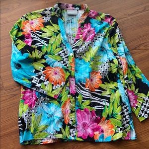 Alfred Dunner Floral Blouse